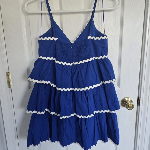 Peach Love California Blue Dress M - Picture 5 of 7